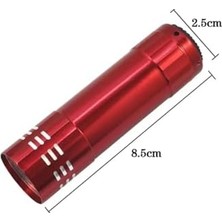 Ecovibe Gaman 1 Adet EY4_R2 Yeni Nesil Alüminyum Alaşım Renkli Pile Çalışan El Feneri - Deprem Çantası - Fener Çok Renkli