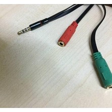 Ecovibe Kulaklık Mikrofon Ayırıcı Aparat 3.5mm Headphone Mic Audio 1 Erke