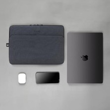 Ecovibe Mack MCE-1504 14.1" Eco Çevre Dostu 13-14 Inç Yeni  Pro Için Kılıf, Aksesuar Bölmeli Laptop Kılıfı, Ykk Fermuarlı Notebook & Tablet Kılıfı,