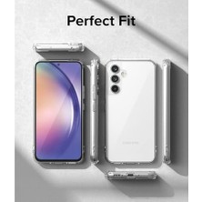 Ecovibe Galaxy A35 Uyumlu Kılıf 3D Kamera Korumalı Darbe Önleyici Şeffaf Transparan Esnek Silikon Kılıf