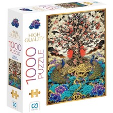 Ecovibe Sakura 1000 Parça 2,2mm Kalınlık 48X68CM Profesyonel Hobi Puzzle Yapboz Serisi