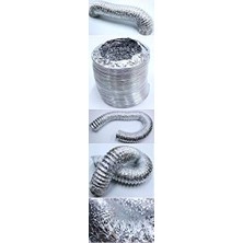 Ecovibe 127 mm Telli Esnek Aspiratör Borusu 2 mt