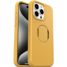 Ecovibe Ottergrip , 15 Pro Max Için Kılıf, Uyumlu, Düşmeye Dayanıklı, Entegre Saplı Koruyucu Kılıf, 3x Askeri Standartlara Göre Test Edilmiştir, Sarı