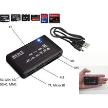 Ecovibe USB Hub Micro Sd/xd/mmc/ms/cf/tf Mini M2 Çoklu Kart Okuyucu 4296