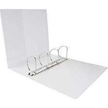 Ecovibe 2k 904B Klasör A4 Pvc/plastik Tanıtım/sunum/prezentasyon/arşiv Dosyası 9 Cm. Sırt 4 Halka D Mekanizma Kutu Için 6 Adet, Beyaz