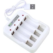 Ecovibe Pil Şarj Cihazı (Dört Yuvalı) - 1.2V Ni-Mh/ni-Cd AA/AAA/GT-BC04