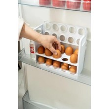 Ecovibe Life 3 Katlı 30 Bölmeli Buzdolabı Içi Yumurtalık Organizeri MIT1094