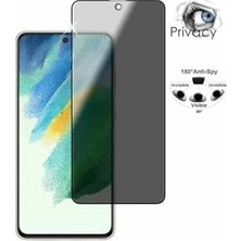 Ecovibe - Galaxy S22 Gizlilik Hayalet Cam – Tam Kapanan Tamperli Ekran Koruyucu, Darbe Önleyici, Parmak Izi Tutmaz