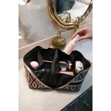 Ecovibe Bohe Makyaj Çantası Düzenleyici Seyahat Tipi Çanta Organizer