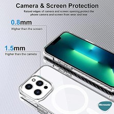 Ecovibe 16 Pro Max Kılıf Magsafe Clear Soft Şeffaf [ 16 Pro Max ile Uyumlu Kılıf - Şeffaf]