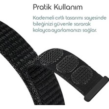 Ecovibe ile Uyumlu Mi Band 10/9/8 Için Hasır Örme Kordon Terletmeyen Nefes Alabilen Hafif Yapı Cildi Tahriş Etmeyen Cırt Cırt Tasarımlı Deformasyona Dayanıklı Rahat Kumaş Kayış
