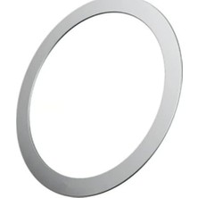 Ecovibe Power Metal Halka Yüzük Ring 8 ve Üstü Model ile Uyumlu Gümüş 4'lü Paket