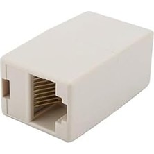 Ecovibe Cat6 Internet Kablosu Uzatıcı Birleştirici RJ45 Dişi Dişi Ethernet Ekleme Aparatı 4438