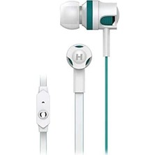 Ecovibe HY-X06 Mobil Telefon Uyumlu Beyaz/mavi Kulak Içi Mikrofonlu Kulaklık