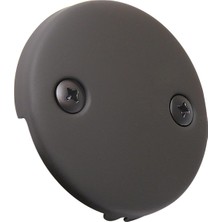 Ecovibe DTT105 Küvet Taşma Plakası, Yağ Ovuşturulmuş Bronz, Yağlı Bronz 3,19 x 3,19 x 2,31