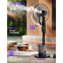 Auhma ACFN01 16" Inç 75W Uzaktan Kumandalı Buharlı Vantilatör - 2.8l Su Hazneli