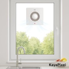Ecovibe Horoz 15 cm (150'LIK) Aspiratör Fan – 150 M³/h Debi | Banyo, Mutfak ve Wc Için Havalandırma | 20W, 47 Db, 1350 Rpm | IP20 Korumalı, Sessiz ve Enerji Tasarruflu Fan