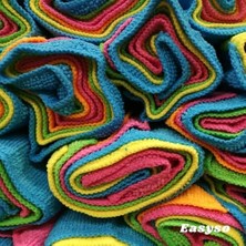 Ecovibe 4’lü Paket Mutfak Bulaşık Bezleri, Bulaşıkları Temizlemek Için Süper Emici Mikrofiber Temizlik Bezi, Mutfak, Banyo, Lavabo Eko Plus
