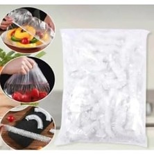 Ecovibe Makkam 100 Adet Tencere, Tabak Bonesi, Tek Kullanımlık Dayanıklı Lastikli Poşet, Tabak ve Tencereler Için Koruyucu Kapak, Yiyecekleri Hijyenli Muhafaza (300)