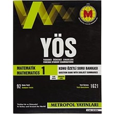 Ecovibe Yös Matematik 1 Ileri Seviye Konu Özetli Soru Bankası