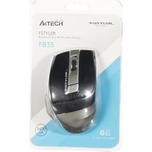 Ecovibe FB35 Fstyler Bluetooth+2.4ghz Optik 2000DPI Gri Kablosuz Mouse