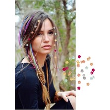 Ecovibe Kadın 24 'lü Saç Süsü Toka, Lastik Toka Seti, Toka Organizer, Toka, Kız Çocuk Toka, Toka Organizer