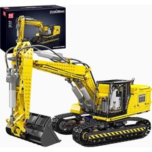 Mould King Teknik Ekskavatör App Kontrollü 2169 Parça Motorlu Rc Iş Makinesi Seti