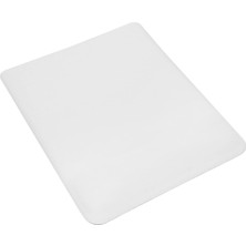 Ecovibe Beyaz Dikdörtgen Bilgisiyar Notebook Bileklik Destekli Ergonomik Optik Mousepad 19X23 cm