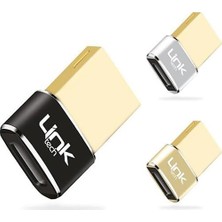 Ecovibe Type-C'den Usb-A Şarj Adaptörü USB 3.0'dan Type C 3.1'e Şarj ve Veri Dönüştürücü Adaptör 5 Gbps Type-C To USB 3.1 Çevirici Type-C'den Usb-A Şarj Adaptörü O191 (Siyah)