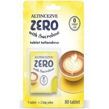Bistopia Zero Tablet Tatlandırıcı 80 Tablet