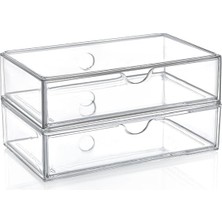 Ecovibe Akrilik Çekmece Modülü Takı Düzenleyici Standı Çekmece Modülü Büyük Boy - Kolye Küpe Bileklik Organizeri Özel Üretim Kolye Küpe ve Bileklik Modülü (614)