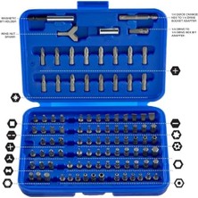 Ecovibe 10048 Güvenlik Bit-Set, Krom-Vanadyum-Çelik | 100 Parça