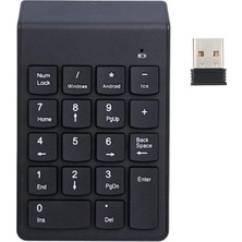 Bistopia Kablosuz Keypad Klavye Numlock Numped Windows Uyumlu 2.4ghz