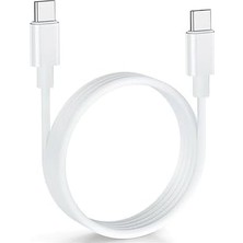 Bistopia Type-C Pd Kablo 100 cm Şarj ve Data Kablosu 20W 3.1 Amper Hızlı Şarj Kablosu USB C To USB C