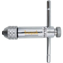 Völkel No:2 100 mm M5-12 Kısa Cırcırlı Kılavuz Kolu 10002