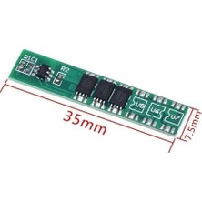 Ecovibe 1s 4A 3.7V 18650 Li-Ion Lityum Pil Koruma Levhası 5A