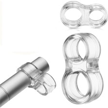 Bistopia Şeffaf Silikon Plastik Kapı Kolu Tutucu Tutacağı Durdurucu Pencere Tamponu Stoperi (20 Adet)