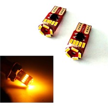 Turuncu Renkli T10 LED Park Ampulü 15 Smd Dipsiz, Enerji Tasarruflu ve Parlak