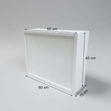 Altınbaşak Dekorasyon Saklama Kutusu Tesisat Elektirik Su Doğalgaz Pano Mdf