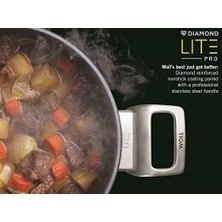 Bistopia Lite Pro Kapaklı Çorba Tenceresi, 3,2 Qt, 20,3 cm Çap