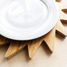 Daders Home Üçgen Ahşap Peynir Tabağı Mezelik