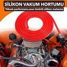 4mm Silikon Turbo Hortumu, Cam Suyu, Sıcak Soğuk Su ve Hava Için