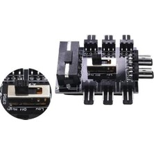 Bistopia Plus PX-4336 3 Pin Girişli 8 Port Fan Çoklayıcı Kart