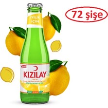 Kızılay Limon Aromalı Maden Suyu - Eksta C -24'lü 3 Koli - 72 Şişe