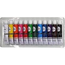 Daders Home Guaj Boya Tüpleri 12 Ml, 12 Renk