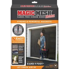 Daders Home Mesh Garaj - Eller Serbest Manyetik Ekran Kapısı, Tek Garaj Kapılarına Uyar - 8 ve 9 Ayak