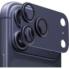 Daders Home Psr Aksesuar Serisi Cl-20 Kamera Lens Koruyucu – Titanyum Kaplama, Ar+Af Teknolojisi, Hd Şeffaflık, Kolay Montaj – 360° Tam Koruma (Lacivert, 17 Pro Max)