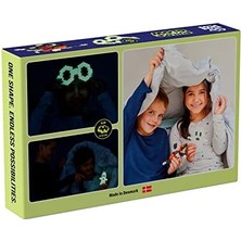 Daders Home Plus Plus 9603808 Mini Dahiyane Yapı Oyuncağı, Yapı ve Parıltı, Gece Parlayan Yapı Taşı Seti, 360 Parça