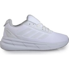 Clodi Comfort White Üniseks Spor Ayakkabı - Nefes Alabilen Hafif Triko Taban Günlük Yürüyüş Ayakkabısı