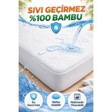 Reverance Bambu Premium Sıvı Geçirmez Fitted Alez %100 Bambu Ultra Konfor Yatak Koruyucu 4 Mevsim Anti Alerjik